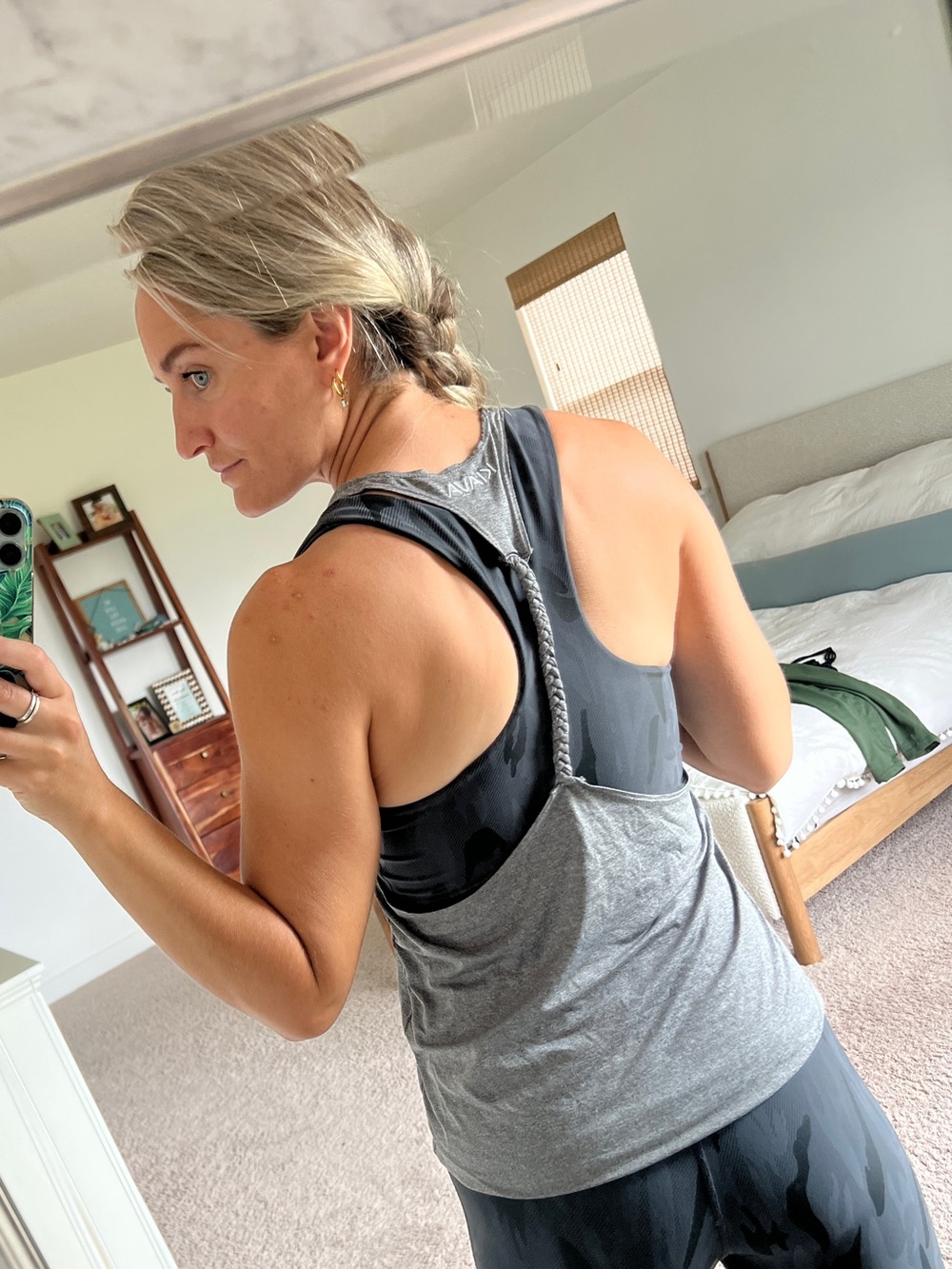 Kiava Braided Tank Top – Gray – Women’s Small